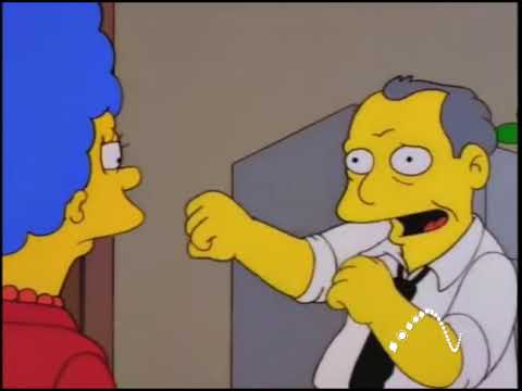 Gil Gunderson asking Marge how she did it 🙆‍♂️