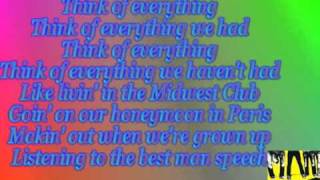 Plain White T 's - Last Call - ( Lyrics )
