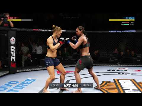 Rousey vs Reneau 💥👊💥 UFC 3 GOAT MODE
