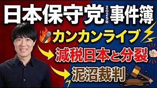 【日本保守党事件簿2025】減税日本と分裂、カンカンライブ、泥沼裁判…栄光と挫折、激動の1年を振り返る