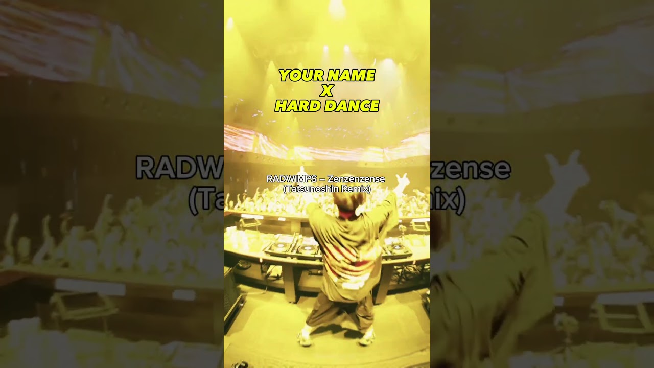 YOUR NAME X HARD DANCE ☄️✨️ #yourname #kiminonawa #君の名は #animerave #anime #djremix #hardstyle