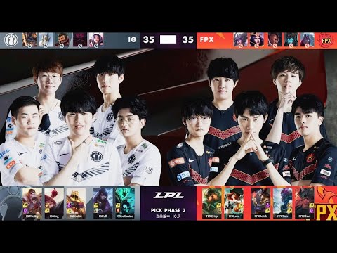 2020 LPL Spring 3rd Place | IG (Puff Aphelios) VS FPX (Lwx Miss Fortune) Game 2 Highlights  |