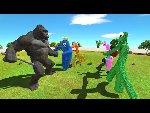 King Kong vs Rainbow Friends - Animal Revolt Battle Simulator