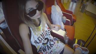 Xenia Ghali at Scarpa Mykonos July 2017