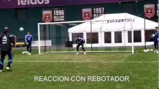 Argentian Goalkeepers train with the Crazy Catch Freestyle including Romero