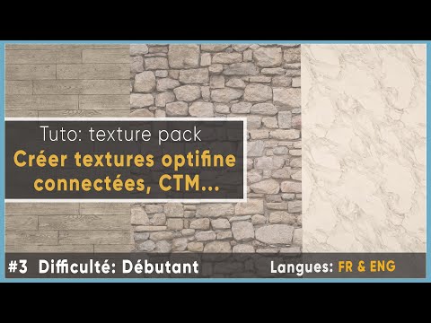 oldfarmer - MINECRAFT TUTORIAL PACK - #3 OPTIFINE Connected textures, Biomes, CTM... [FR - ENG]