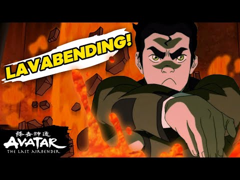 Bolin, Kyoshi, & Ghazan's Best Lavabending Moments! 🌋 | Avatar