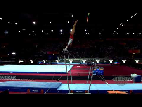 COLLANTES DE RIGLOS Sandra (PER) - 2019 Artistic Worlds, Stuttgart (GER) - Qualifications Uneven Ba