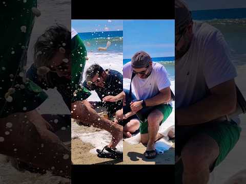 چالش لب دریا در کالیفرنیا: غرق ما شوید! #malibubeaches