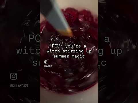 Stirring up some magic inspire by my spellkit frm @cleverkimscurios3783 #kaciescorner #summermagic