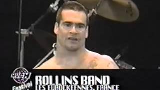 Henry Rollins interview and Rollins Band live Les Eurockéennes festival 1997