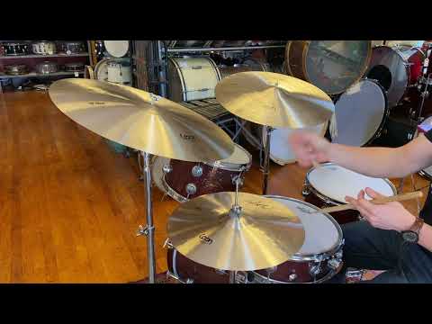 Leon Cymbals 22" Flat Bell Lathed Ride Cymbal 2360g