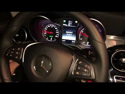 Part of a video titled How to use the driving systems cruise control (Tempomat) and ... - YouTube