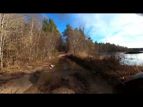 Beautiful Old Road in Alfred Maine on BMW R1250 GSA