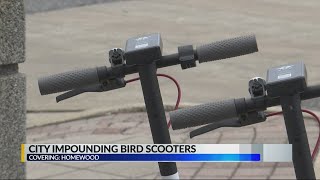 City impounding bird scooters