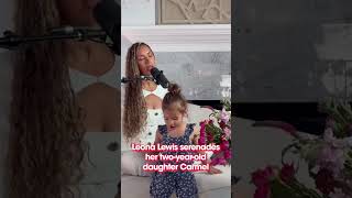 Leona Lewis serenades her two-year-old daughter 🥰 #leonalewis #baby #toddlers #daughter