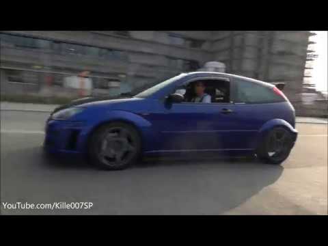 4x Ford Focus RS MK1 lovely sounds 1080p