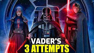 The ONLY 3 Times Darth Vader Tried to DETHRONE Palpatine