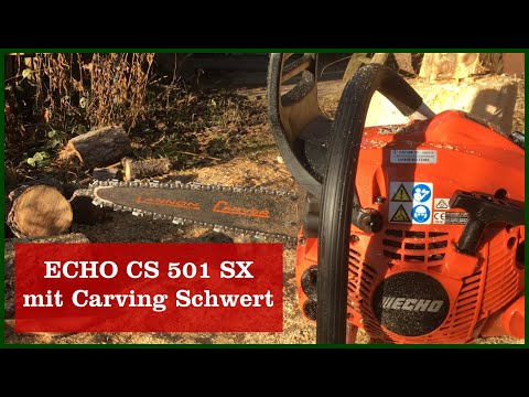 ECHO CS 501 SX als Carving Kettensäge