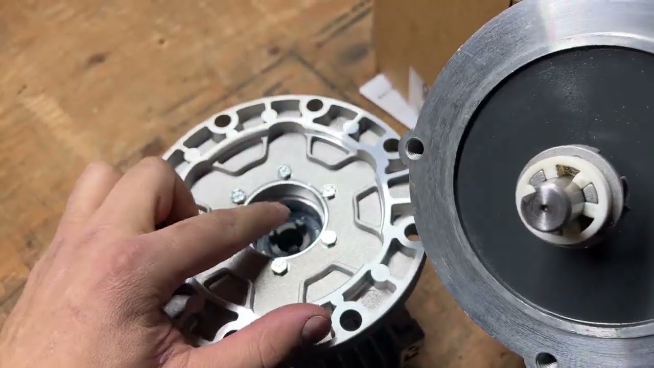 90v DC motor reversal, Varvel gearbox install and flip
