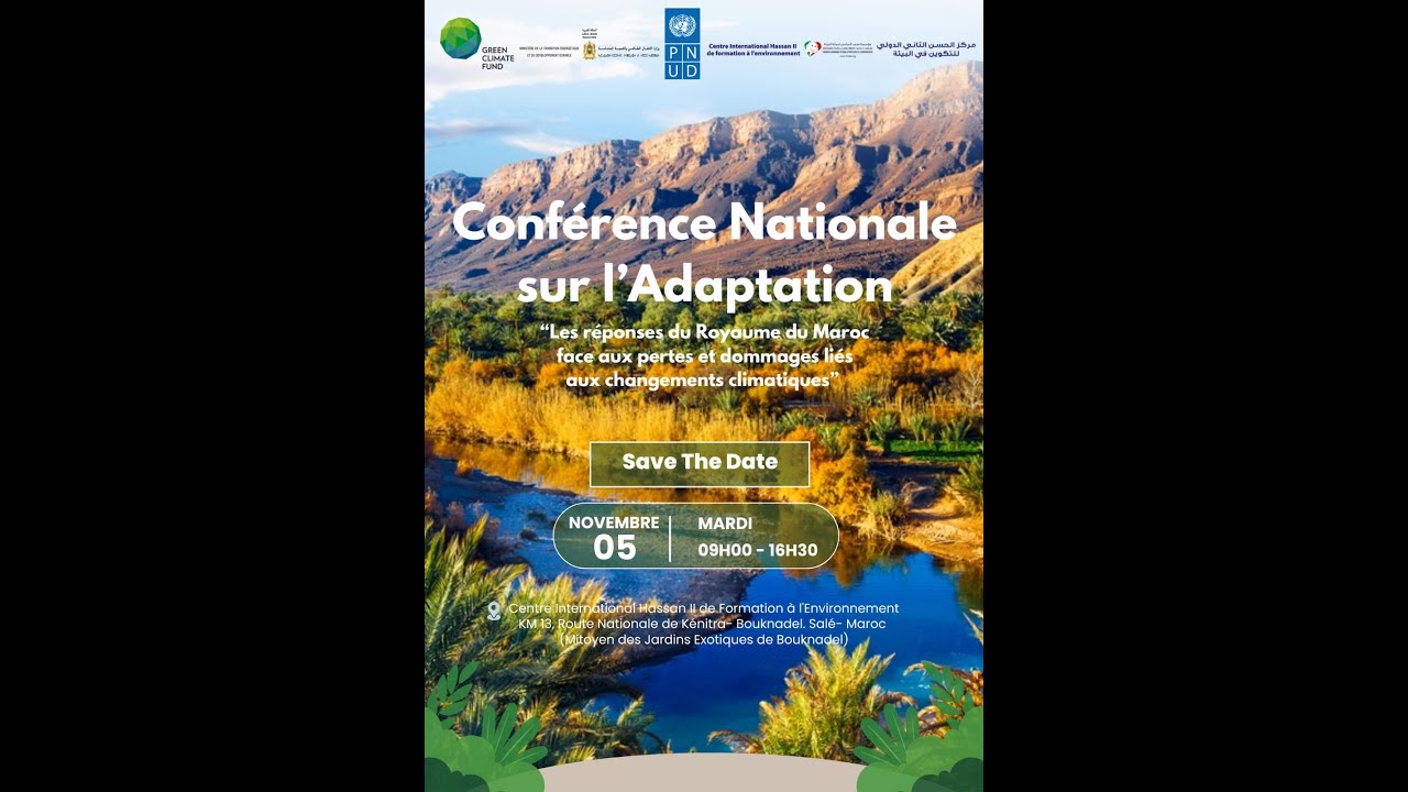 Conférence Nationale sur l'Adaptation aux Changements Climatiques