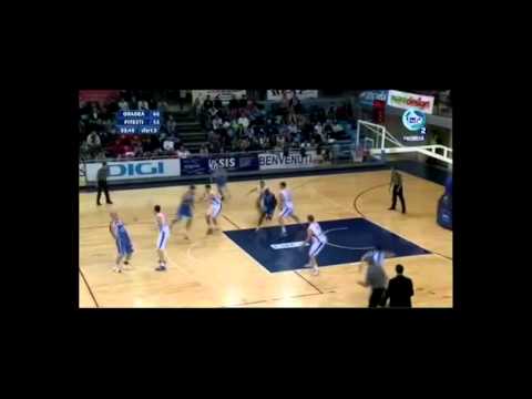 Uros Velickovic no.4(BCM Pitesti blue team) vs CSM Oradea full game