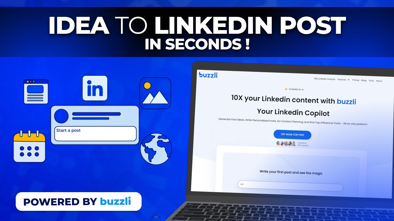How to generate content ideas for LinkedIn | Step-by-Step Guide on Buzzli