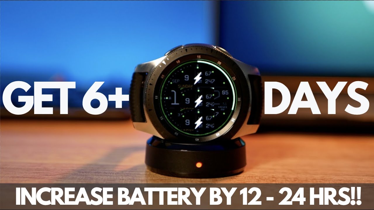 3 Ways to Increase your Galaxy Watch Battery Life by 12-24 HOURS!