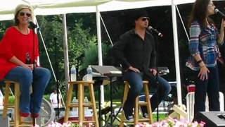 The Martins performing &quot;Wherever You Are&quot; at Wooden Cross Music Festival