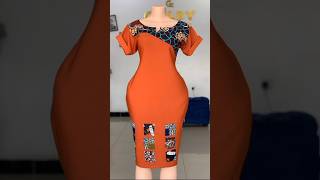 🆕 STUNNING SHORT FREE ANKARA SHIFT DRESS FOR SLIM LADIES #zamakalefashion #africandress #fashion