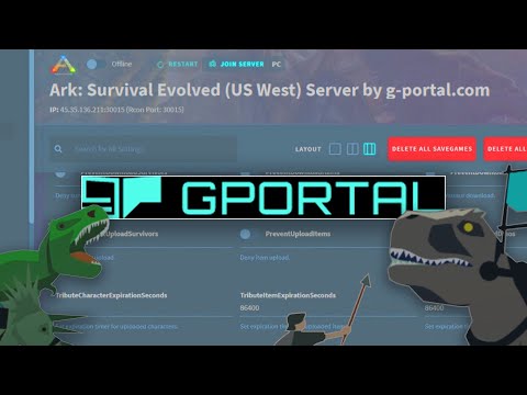 G Portal Ark Server Complete Guide 2023 | Settings , Mods , and MORE!