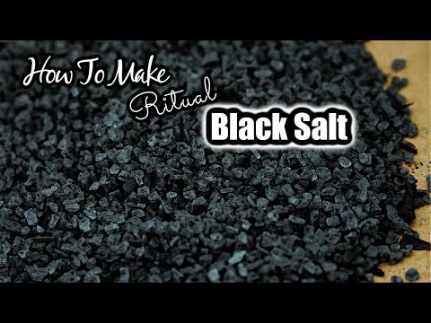 🔮 HOW I MAKE RITUAL BLACK SALT 🔮