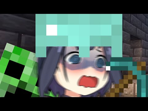 YunaLiv Ch. - OCD and Creeper haunt Kronii in the first Minecraft stream...【Hololive Vietsub】