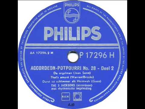 Three Jacksons   Accordeon Potpourri No 28 deel 2 1954