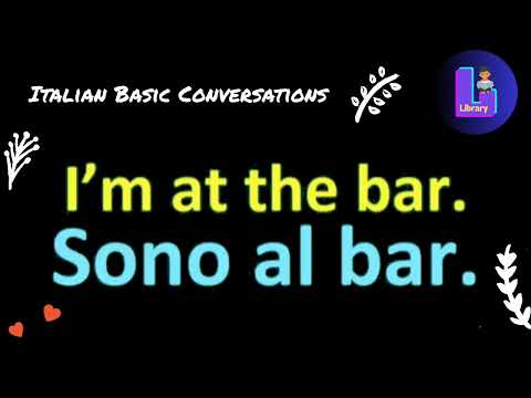 50 Minutes of Italian Conversations for Absolute Beginners (A1) 🇮🇹 🇺🇲 | Sub ITA & ENG