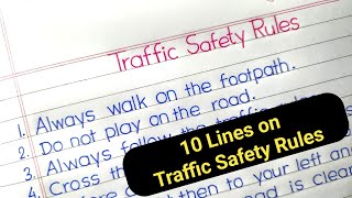 Road safety rules in english || traffic rules in english || Essay on traffic rules in english ||