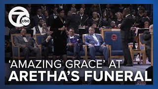 Video thumbnail of "WATCH: Jennifer Hudson performs 'Amazing Grace' at Aretha Franklin's funeral"