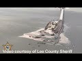 Hurricane Ian: Aerials from Lee County Sheriff show Sanibel Island bridge wiped out