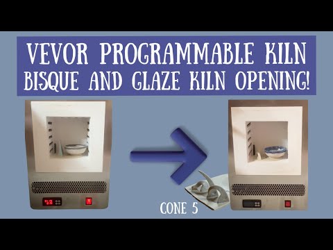 Testing Vevor's Programmable Electric Kiln: Bisque and Glaze Schedules along with Tips & Tricks!