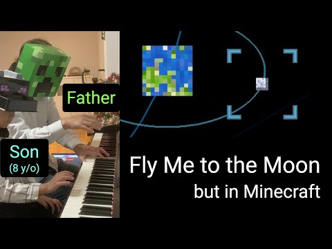 EPIC Father-Son Piano Duet in Minecraft!