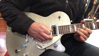 Video thumbnail for Gretsch Silver Sparkle Electromatic Pro Jet by 121212 Guitars