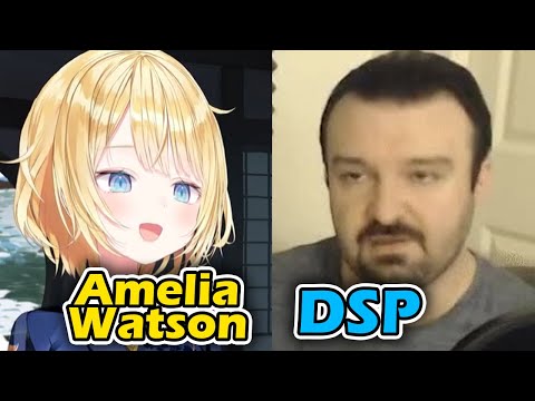 Cute Anime Girl vs Disgruntled Old Man (Amelia Watson vs DSP)