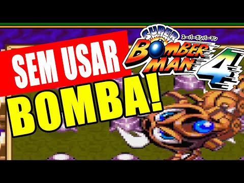 Desafio: 2 Players Zerar Super Bomberman 4 sem usar bomba