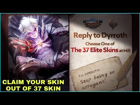 NEW EVENT REPLY TO DYRROTH WIN FREE SKIN | MOBILE LEGENDS