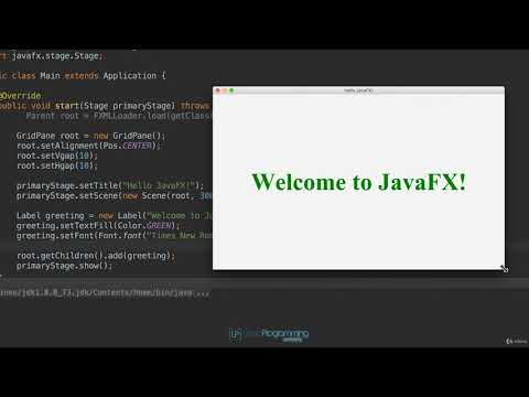 Old JavaFX Code Vs FXml Video for JDK 8 - Java Tutorial
