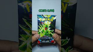 0.99$ Insane Fake  Pokemon Booster Pack Opening 🥶😱😱 #pokemon #pokemoncards #pokemontcg #shorts