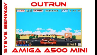OutRun on Amiga A500 Mini