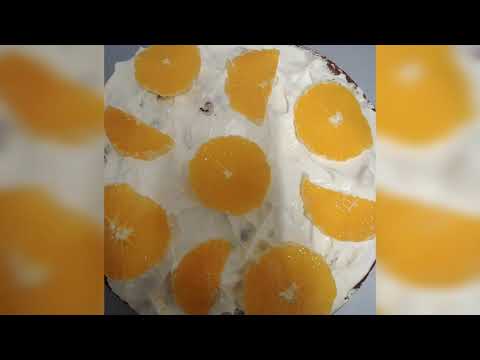 Orange curd cake || by noori bakess ||