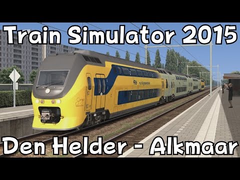 Train Simulator 2015: Den Helder - Alkmaar with ChrisTrains Groene NS VIRM
