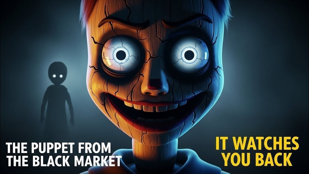 The Puppet from the Black Market | A Dark Cartoon Horror Story | The Folded Map 